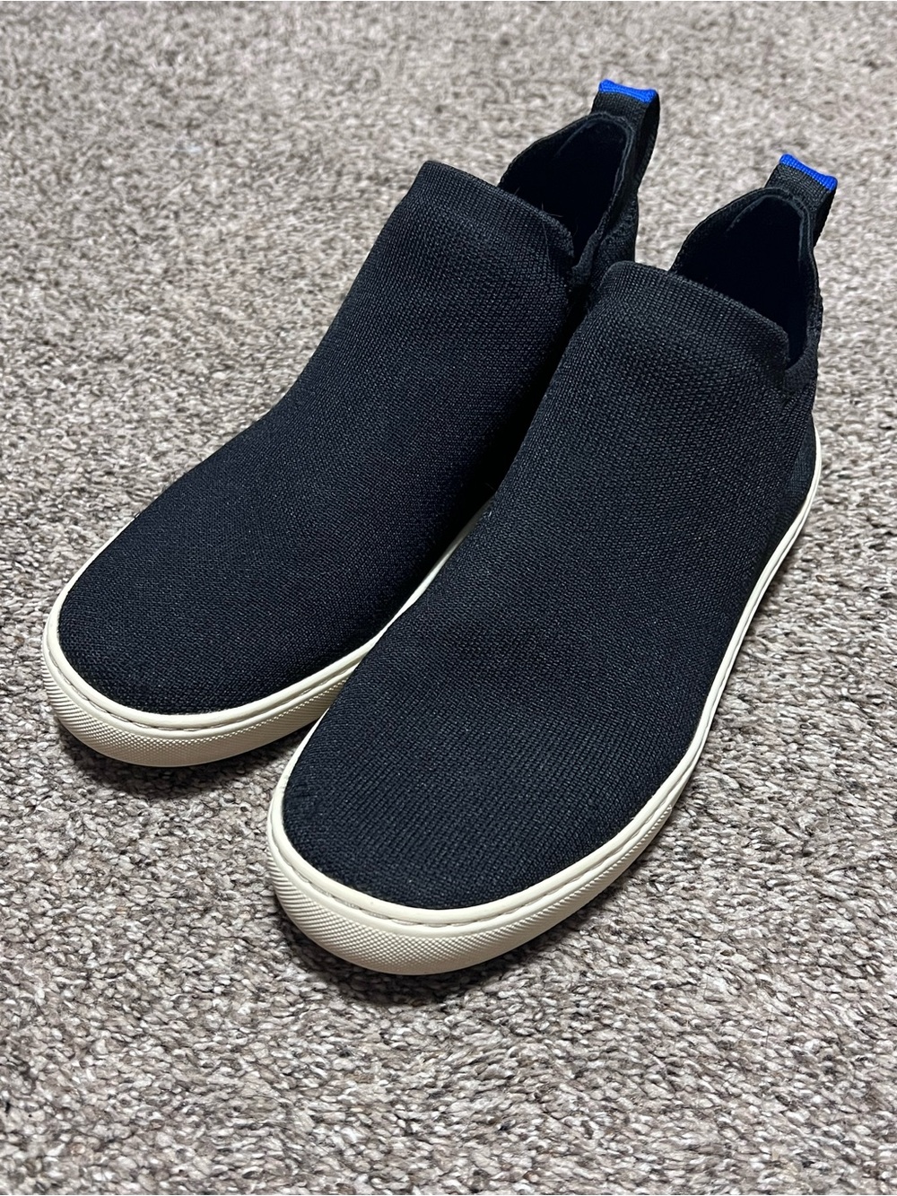 Rothy’s Black Knit Chelsea Sneakers